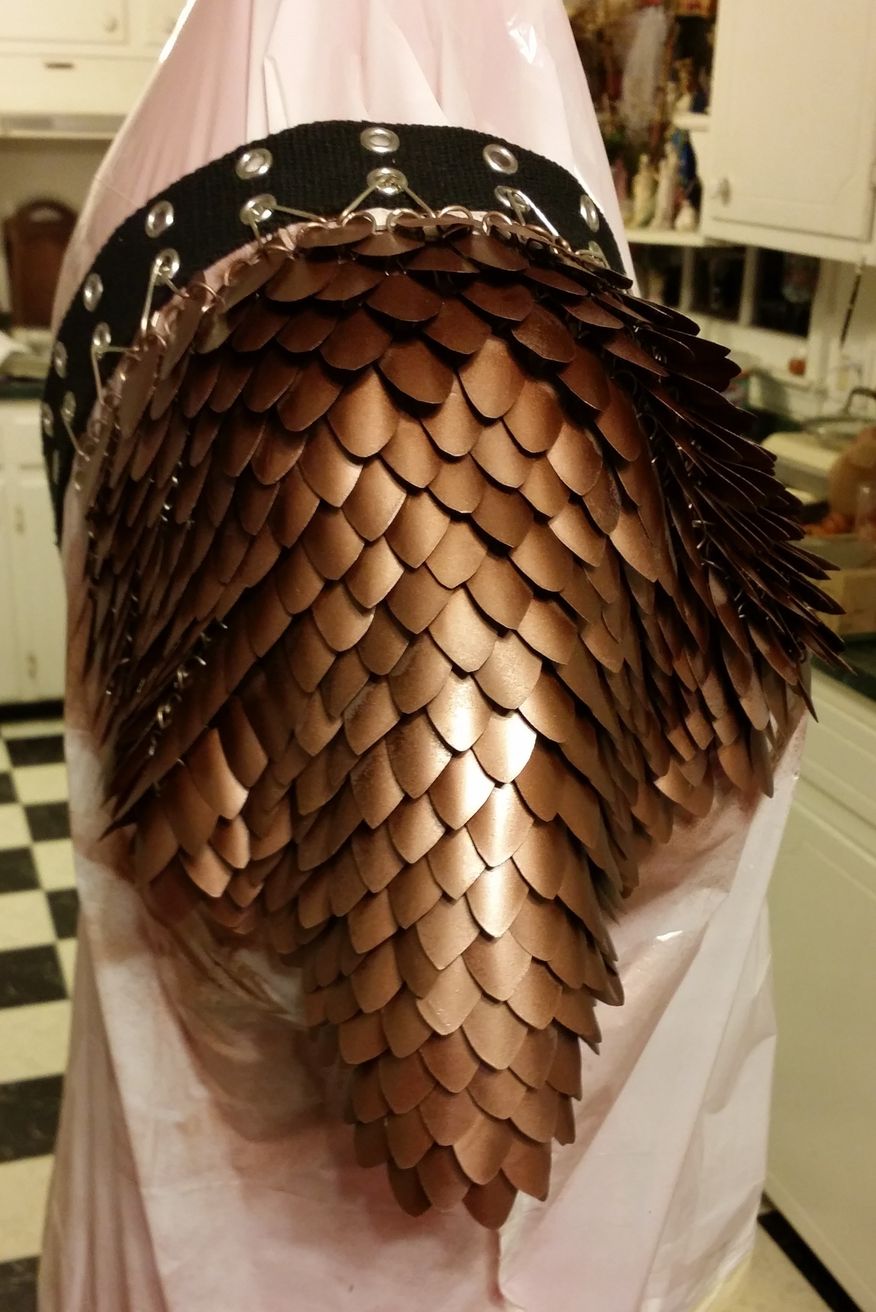 Dragon scale fantasy armor